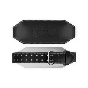 Bild 1 för 6 Inch Padded Leather Belt, black/black, xlarge/xxlarge