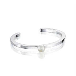 Produktfoto för 60's Pearl Cuff Armband Silver S