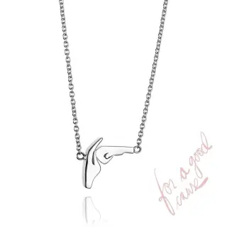 Produktfoto för 60's Pearl Halsband Silver 42-45 cm