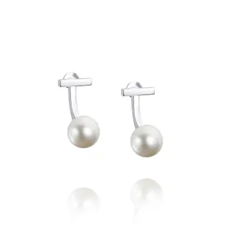 Produktfoto för 60's Pearl Örhänge Silver