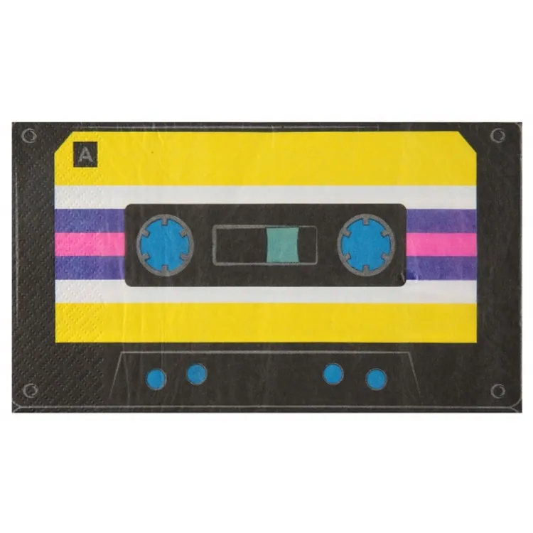 Alternativ bild 0 för 90's Party Servett 20-pack