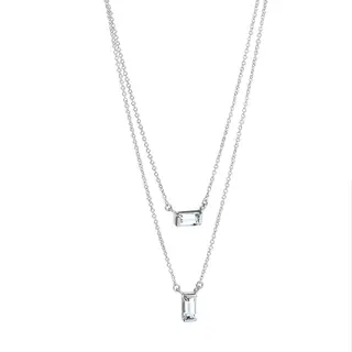 Produktfoto för A Clear Dream Stud Halsband Silver 40-45 cm