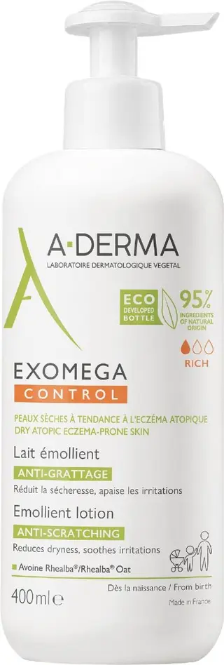 Produktfoto för A-Derma A-derma Exomega Control Lotion 400 ml