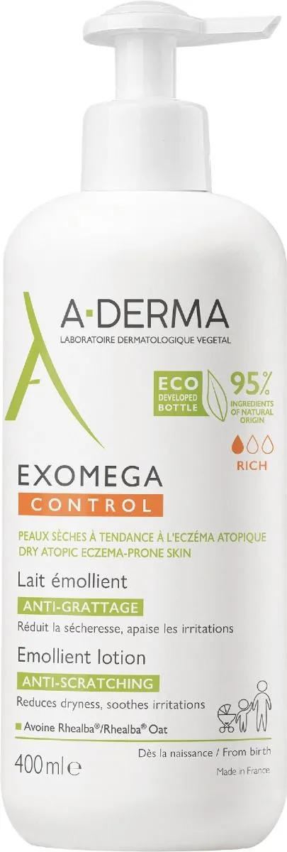 Alternativ bild 0 för A-Derma A-derma Exomega Control Lotion 400 ml