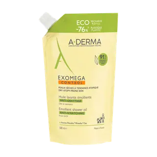 Produktfoto för A-Derma A-derma  Exomega Control Shower Oil Refill 500 ml