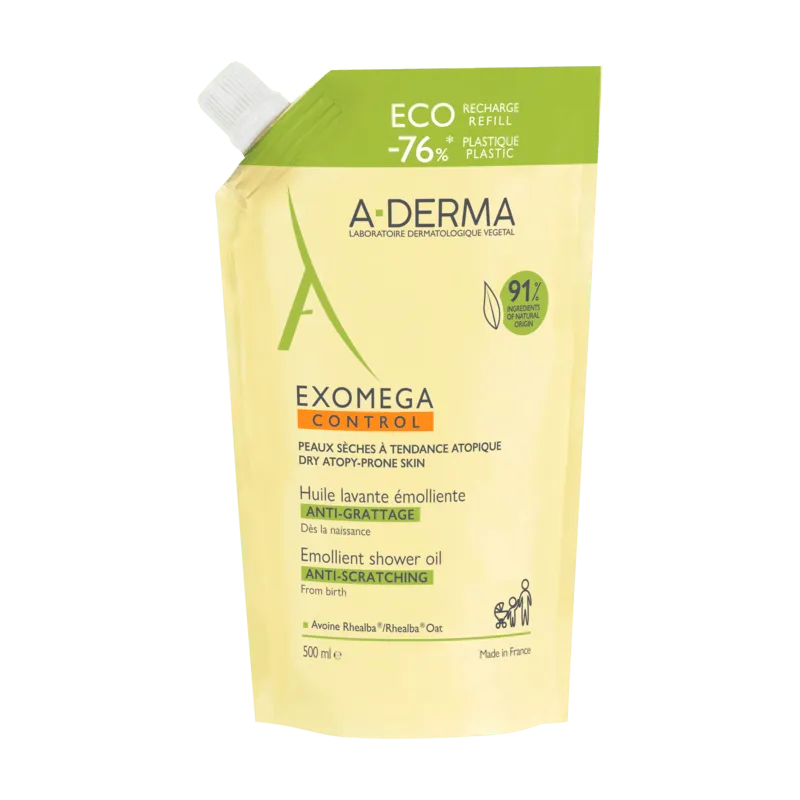 Bild 1 för A-Derma A-derma  Exomega Control Shower Oil Refill 500 ml