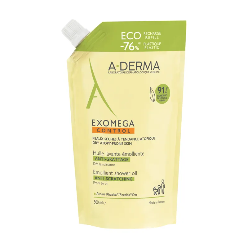 Bild 2 för A-Derma A-derma  Exomega Control Shower Oil Refill 500 ml