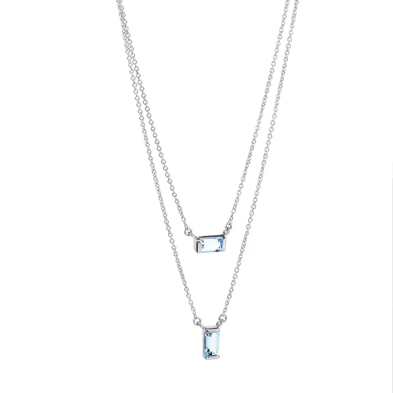 Alternativ bild 0 för A Macaron Dream Stud Halsband Silver 40-45 cm