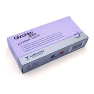 Produktfoto för A. Menarini Diagnostics GlucoMen Areo beta-Keton Sensor teststickor 10 st