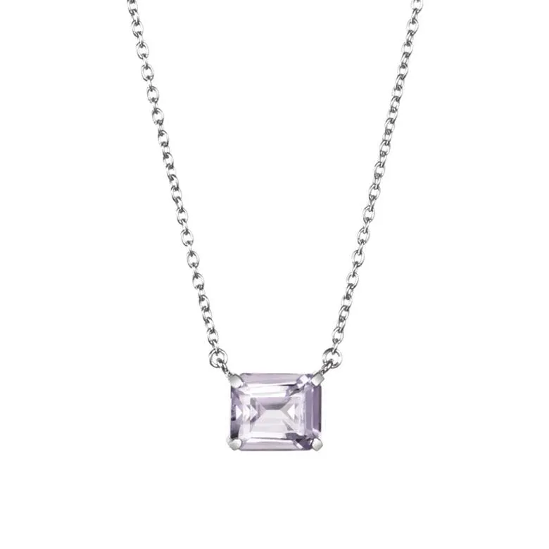Alternativ bild 0 för A Purple Dream Halsband Silver 38-40 cm