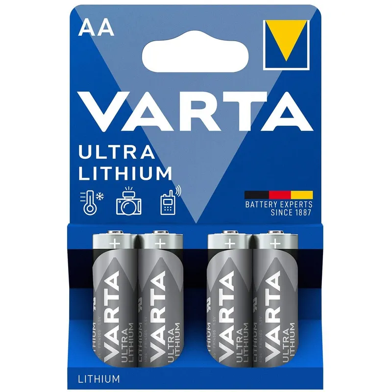 Bild 1 för AA-batterier Litium - Varta Pro 2 st