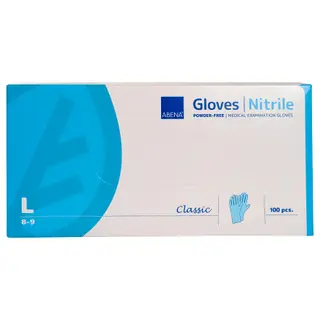 Produktfoto för ABENA Classic Nitril Blå L 100-pack