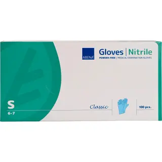 Produktfoto för ABENA Classic Nitril Blå S 100-pack