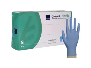 Produktfoto för ABENA Nitrilhandske AQL 1,0 puderfri S