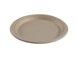 Produktfoto för ABENA Tallrik Miljö Bagasse 23 cm
