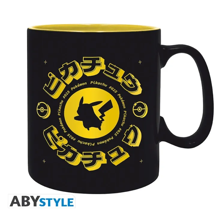 Alternativ bild 0 för ABYstyle - POKEMON Mug Golden Pikachu Black Icon - Muggar