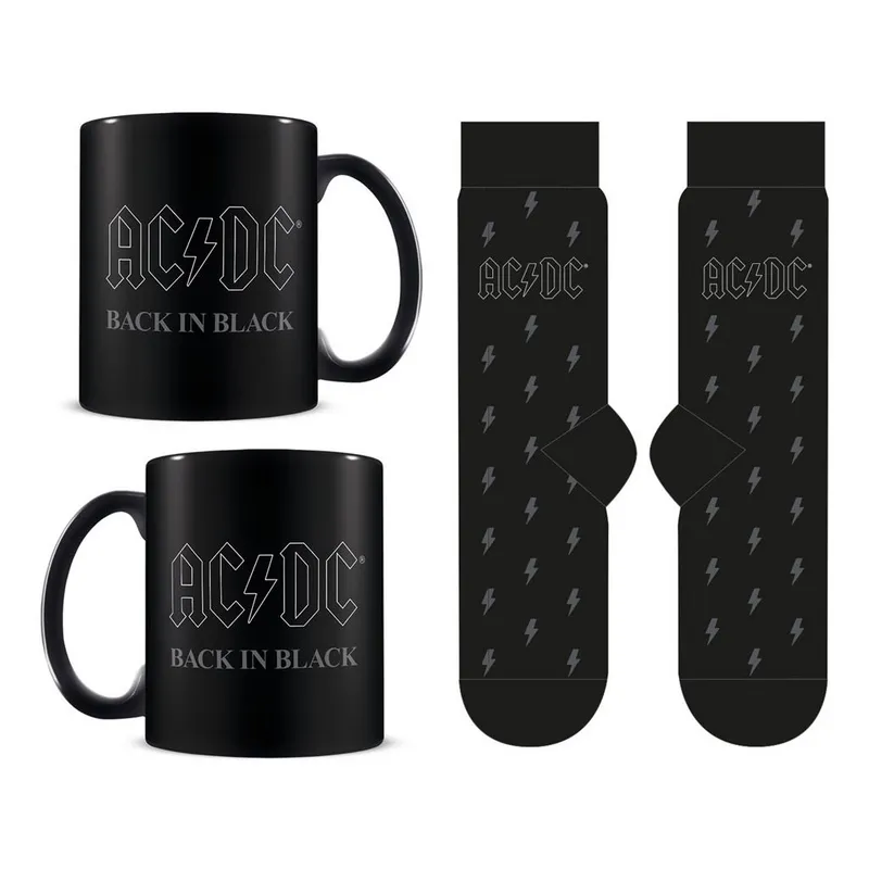 Bild 2 för AC/DC Mugg & Strumpor Presentset