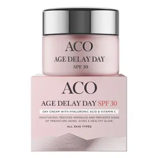 Produktfoto för ACO Face Age Delay Day Cream SPF30 Parfymerad 50 ml