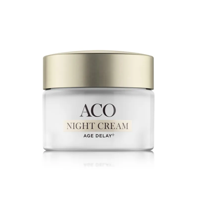Bild 2 för ACO Face Age Delay+ Night Cream Anti Age Nattkräm Parfymerad 50 ml