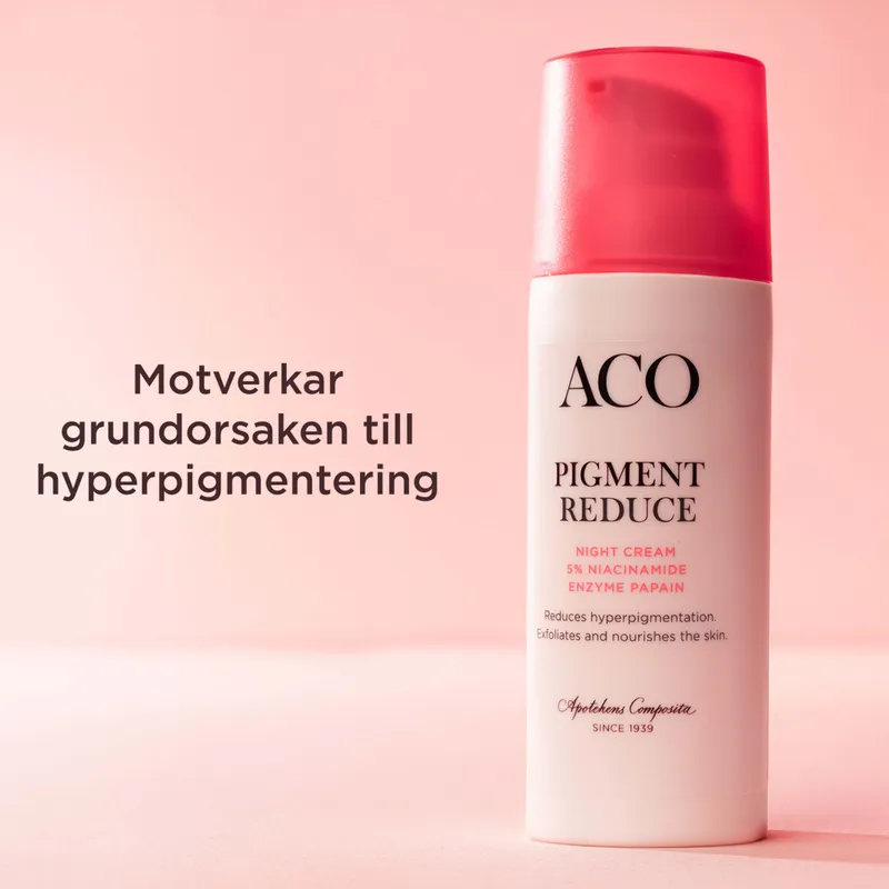 Bild 2 för ACO Face Pigment Reduce Night Cream Parfymerd 50 ml