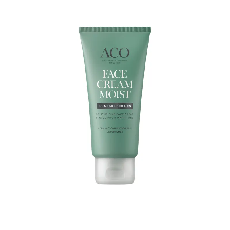 Bild 1 för ACO For Men Face Cream Moist Parfymfri Ansiktskräm Man 60 ml