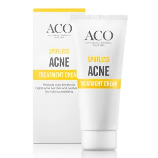 Produktfoto för ACO Spotless Acne Treatment Cream Parfymfri Behandlar Akne 30 g