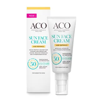 Produktfoto för ACO Sun Face Cream Age Defense SPF50 Oparfymerad 40 ml