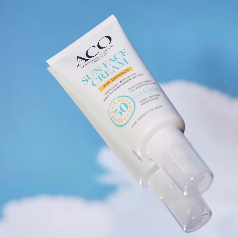 Bild 2 för ACO Sun Face Cream Age Defense SPF50 Oparfymerad 40 ml