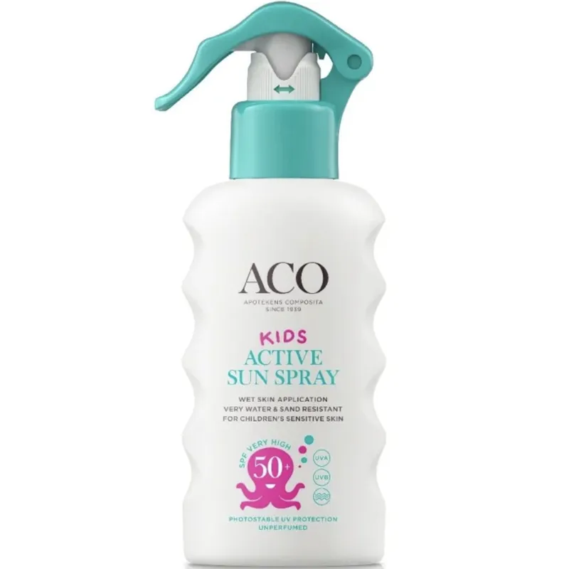 Bild 2 för ACO Sun Kids Pump Spray SPF 50+ Parfymfri Solskydd barn 175 ml