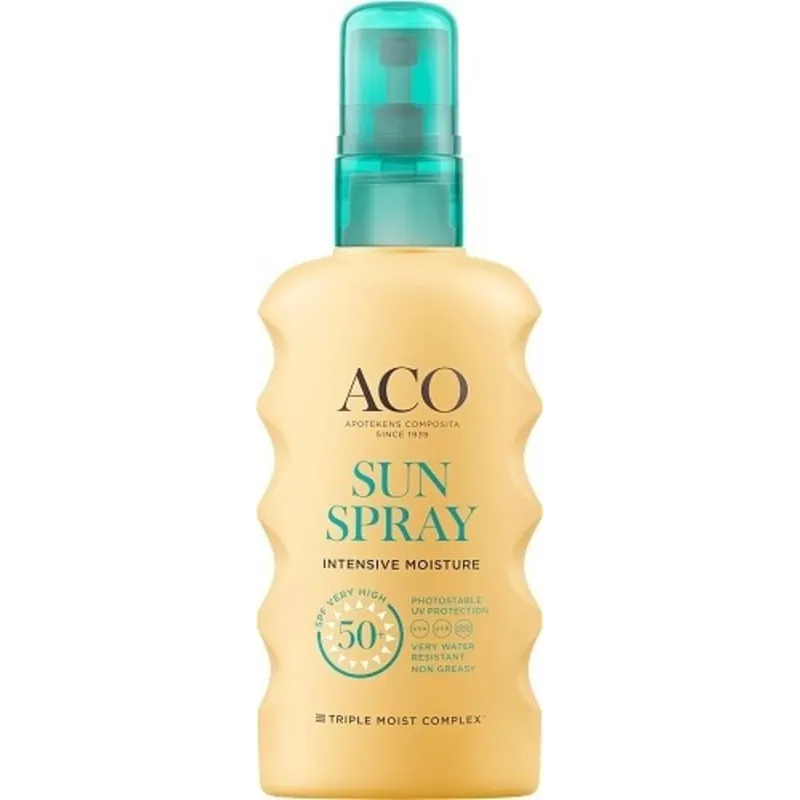 Bild 2 för ACO Sun Pump Spray SPF50+ Parfymfri Solskydd Kropp 175 ml