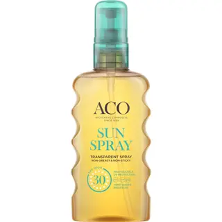 Produktfoto för ACO Sun Transparent Spray SPF30 Parfymfri Solskydd Kropp 175 ml