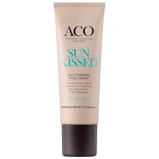 Produktfoto för ACO Sunkissed Self-Tanning Face Cream Parfymerad Brun Utan Sol 50 ml