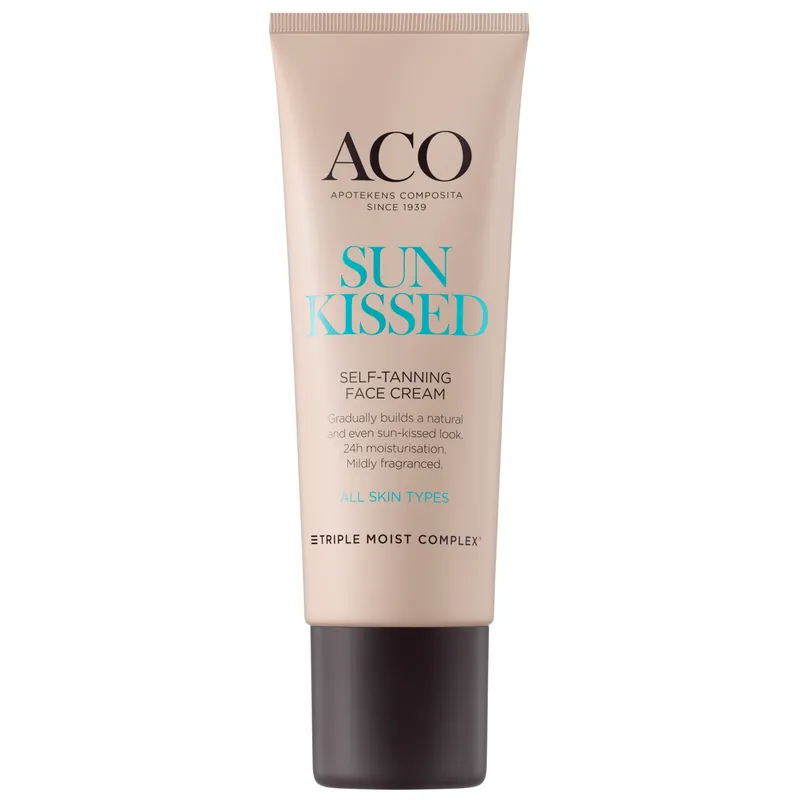 Bild 2 för ACO Sunkissed Self-Tanning Face Cream Parfymerad Brun Utan Sol 50 ml