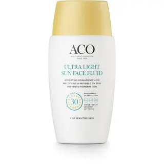 Produktfoto för ACO Ultra Light Sun Face Fluid SPF30 40 ml