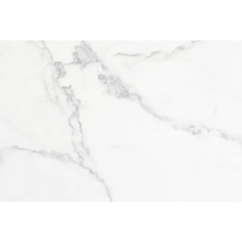 Bild 2 för ACT NORDIC Barossa soffbord, fyrkantigt - vitt papper Carrara marmorlook och svart st&aring;l (60x60)
