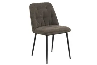 Produktfoto för ACT NORDIC Brooke matstol - taupe tyg och svart st&aring;l