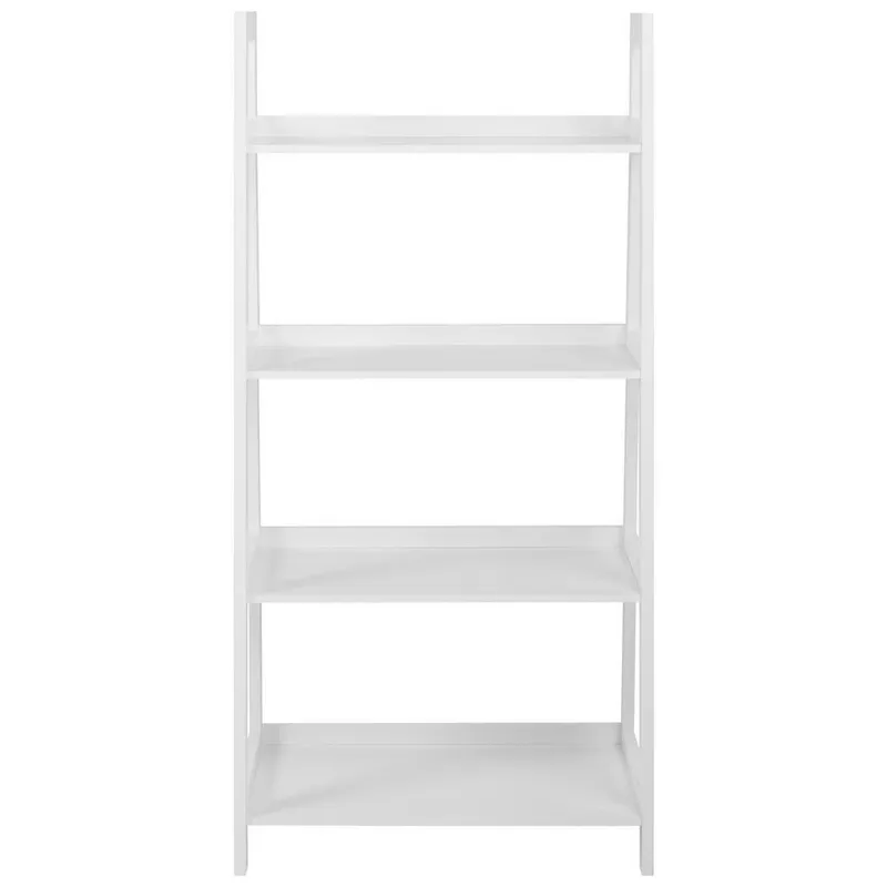 Bild 4 för ACT NORDIC Wally bokhylla, med trappform och 4 hyllor - vit MDF