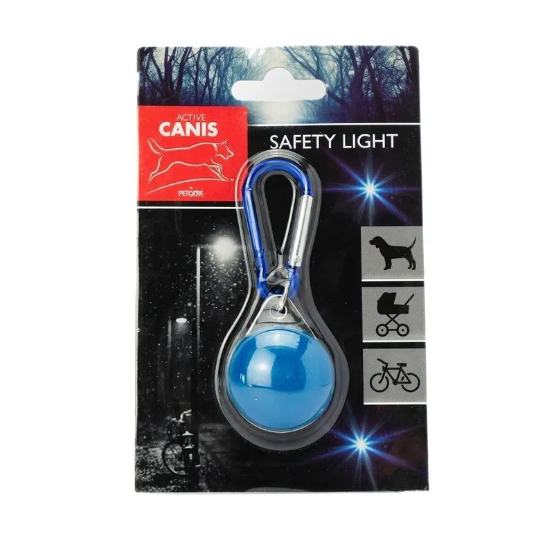 Bild 2 för Active Canis LED Hundlampa med Karbinhake (Blå)