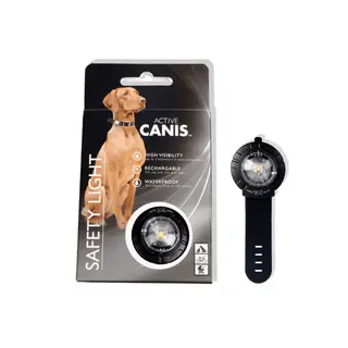 Produktfoto för Active canis - Safety Lights White Rechargeable - (48090) /Dogs