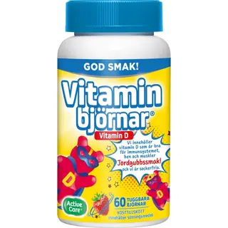 Produktfoto för Active Care Vitaminbjörnar D-vitamin 60 gummies