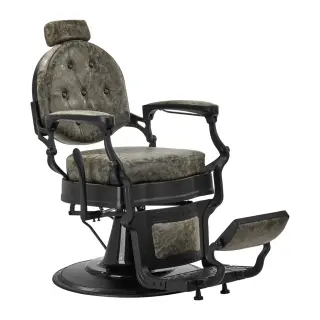Produktfoto för Activeshop Gabbiano fotel barberski President Old Leather Zielony