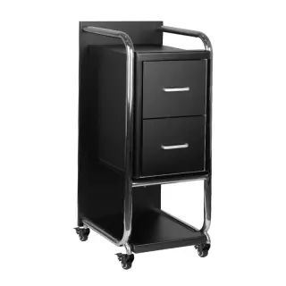 Produktfoto för Activeshop Gabbiano frisörassistent Solo silver svart