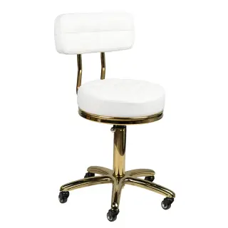 Produktfoto för Activeshop GOLD kosmetikstol AM-961 vit universal