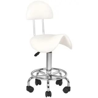 Produktfoto för Activeshop Kosmetik stol 6001 hvid universal