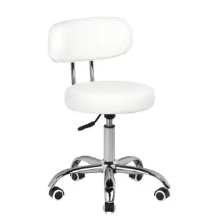 Produktfoto för Activeshop Pedikyr kosmetikpall A-007 vit universal