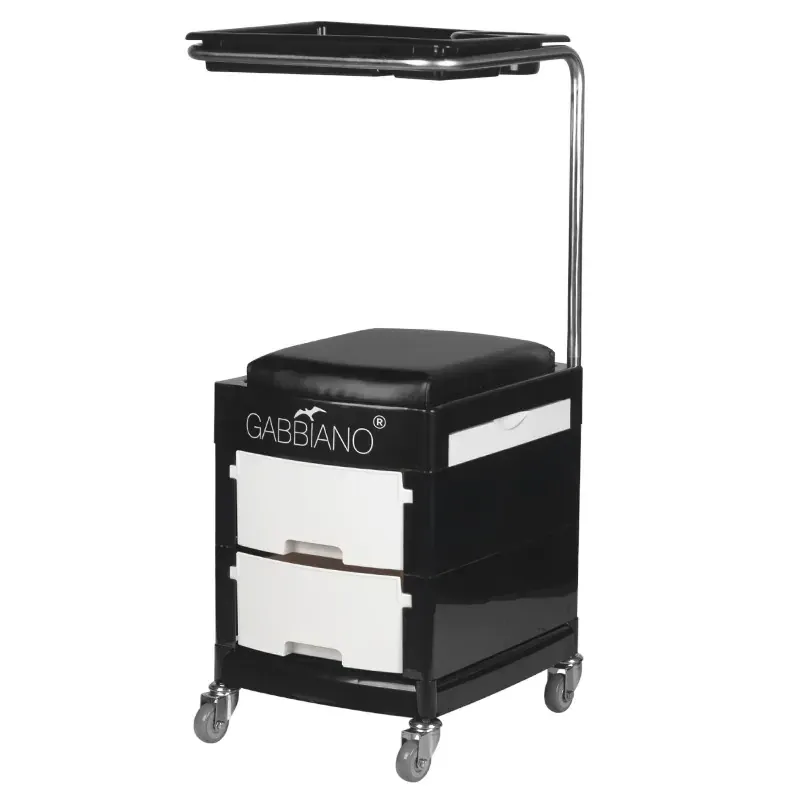 Alternativ bild 0 för Activeshop POMOCNIK - TABORET DO PEDICURE 16 PLUS CZARNY/BIAŁY