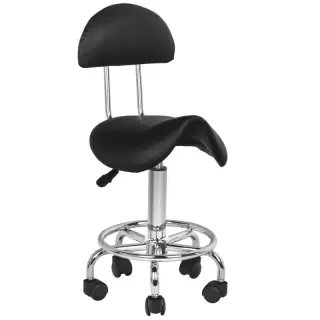 Produktfoto för Activeshop Taboret kosmetyczny 6001 czarny universal