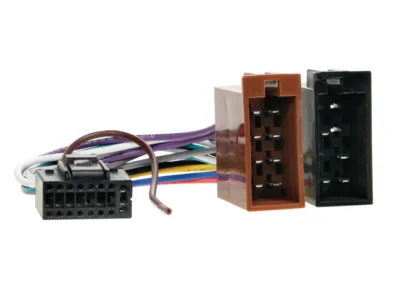 Alternativ bild 0 för ACV 457001, ISO-adapter, Quadlock 16-pin, Quadlock 16-pin, Honkoppling, Honkoppling, Kenwood