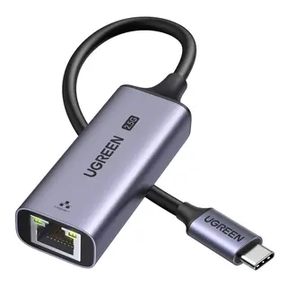 Produktfoto för Adapter Ethernet UGREEN CM648, USB-C do RJ45, 2.5G (czarny)