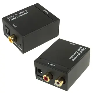 Produktfoto för Adapter Toslink/Koaxial till Analogt Ljud